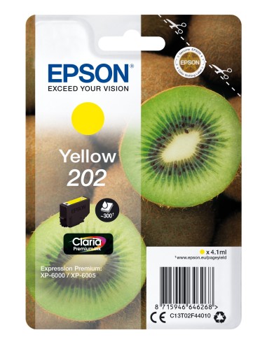 Cartuccia d'inchiostro Epson giallo C13T02F44010 202 ~300 pagine 4,1ml