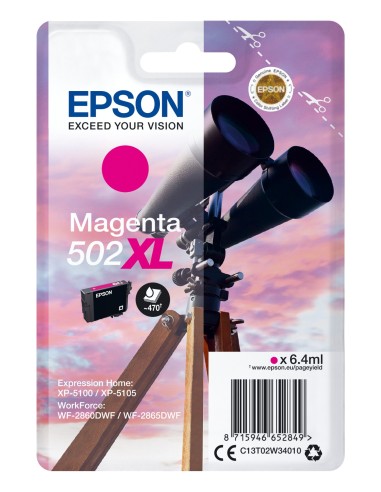 Cartuccia d'inchiostro Epson magenta C13T02W34010 502XL ~470 pagine 6,4ml