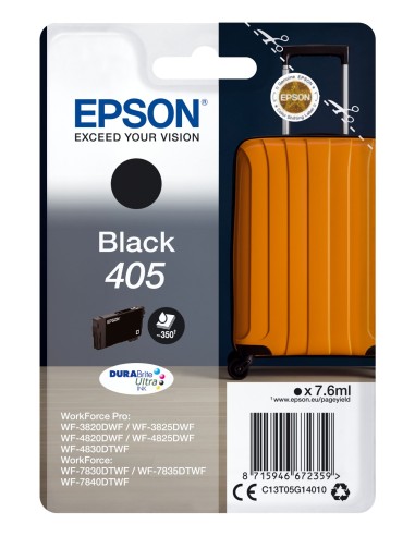 Cartuccia d'inchiostro Epson nero C13T05G14010 405 ~350 pagine 7,6ml