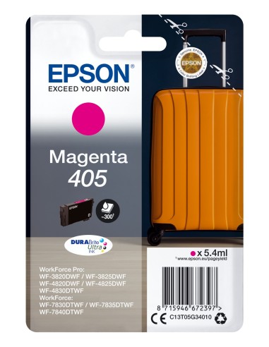 Cartuccia d'inchiostro Epson magenta C13T05G34010 405 ~300 pagine 5,4ml