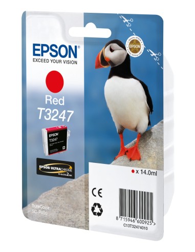 Cartuccia d'inchiostro Epson Rosso C13T32474010 T3247 ~980 pagine 14ml