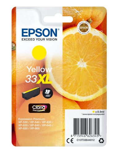 Cartuccia d'inchiostro Epson giallo C13T33644012 33 XL ~650 pagine XL