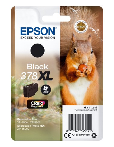 Cartuccia d'inchiostro Epson nero C13T37914010 378XL ~500 pagine 11,2ml