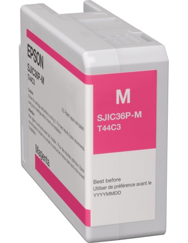 Cartuccia d'inchiostro Epson magenta C13T44C340 SJIC36P-M 80ml