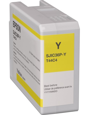 Cartuccia d'inchiostro Epson giallo C13T44C440 SJIC36P-Y 80ml