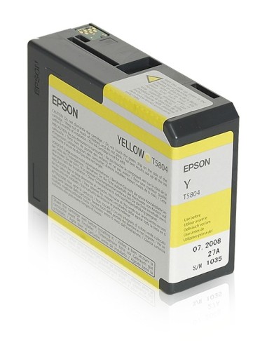 Cartuccia d'inchiostro Epson giallo C13T580400 T5804 80ml