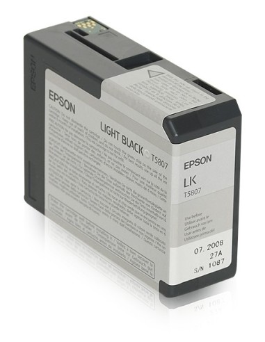 Cartuccia d'inchiostro Epson lightblack C13T580700 T5807 80ml