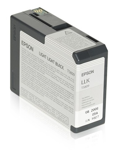 Cartuccia d'inchiostro Epson lightlightblack C13T580900 T5809 80ml