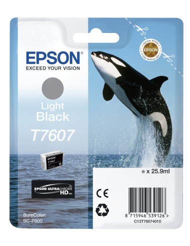 Cartuccia d'inchiostro Epson lightblack C13T76074010 T7607 25,9ml UltraChrome HD