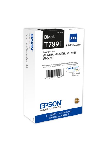 Cartuccia d'inchiostro Epson nero C13T789140 T7891 XXL ~4000 pagine 65,1ml XXL