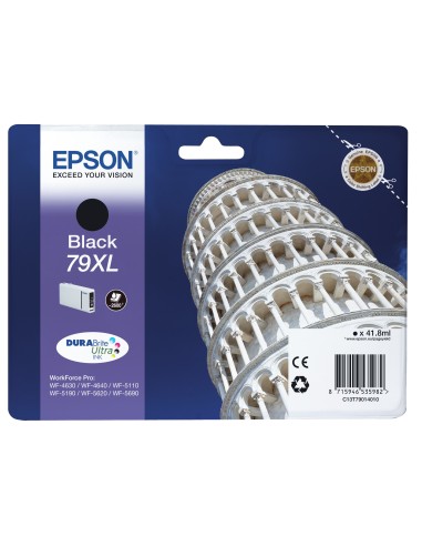 Cartuccia d'inchiostro Epson nero C13T79014010 79 XL ~2600 pagine 41,8ml 79XL