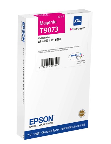 Cartuccia d'inchiostro Epson magenta C13T907340 T9073 XXL ~7000 pagine 69ml XXL