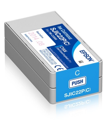 Cartuccia d'inchiostro Epson ciano C33S020602 SJIC22P-C 32,5ml