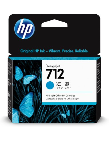 Cartuccia d'inchiostro HP ciano 3ED67A 712 29ml