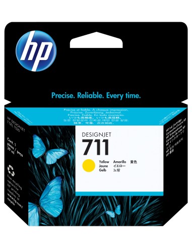 Cartuccia d'inchiostro HP giallo CZ132A 711 29ml ink cartridge, standard