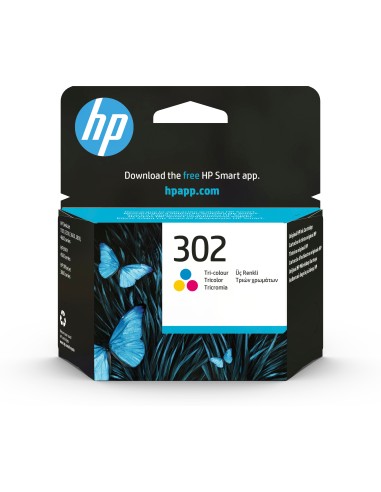 Cartuccia d'inchiostro HP differenti colori F6U65AE 302 ~150 pagine