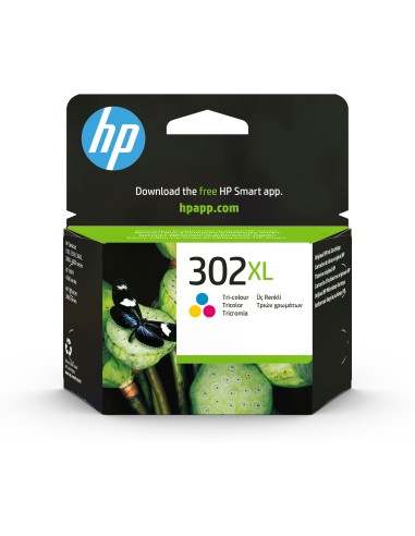 Cartuccia d'inchiostro HP differenti colori F6U67AE 302 XL ~300 pagine