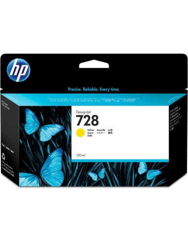 Cartuccia d'inchiostro HP giallo F9J65A 728 130ml