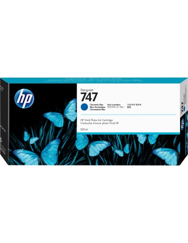 Cartuccia d'inchiostro HP Blu P2V85A 747 300ml