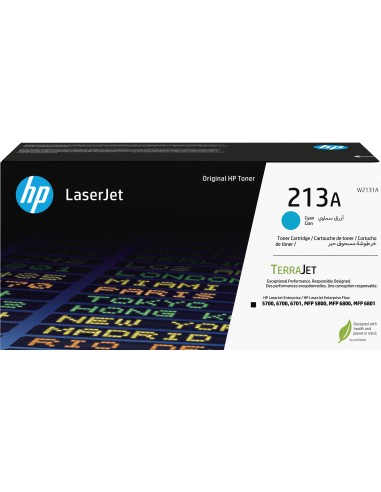 Toner HP ciano W2131A 213A ~3000 pagine Cartuccia Toner originale ciano LaserJet HP 213A