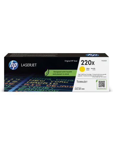 Toner HP giallo W2202X 220X ~5500 pagine Cartuccia Toner originale giallo LaserJet HP 220X