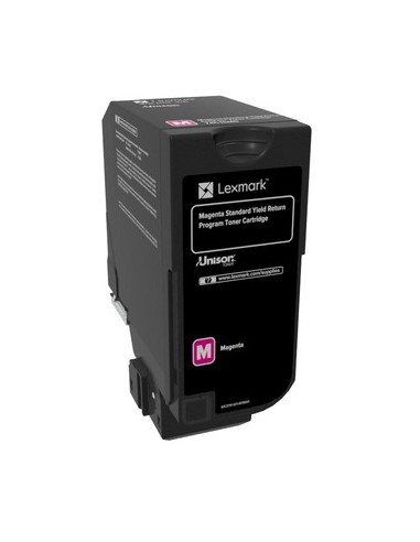 Lexmark 74C2SM0 cartuccia toner 1 pz Originale Magenta