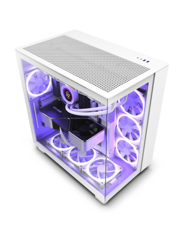 Case NZXT H9 Flow Midi-Tower Bianco