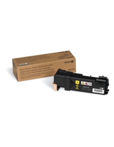 Xerox Cartuccia toner Giallo a High capacity da 2500 Pagine per Phaser™ 6500, WorkCentre™ 6505 (106R01596)