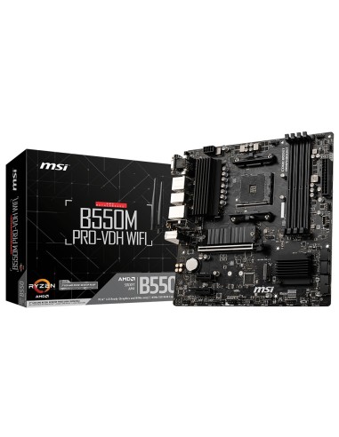Scheda Madre AMD MSI B550M PRO-VDH WIFI Socket AM4 Formato Micro-ATX