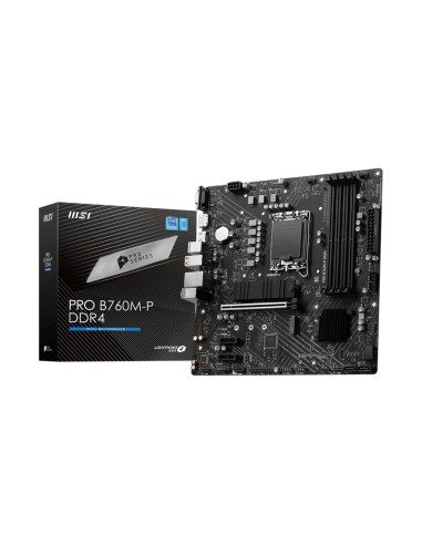 Scheda Madre MSI PRO B760M-P DDR4 Socket LGA 1700 Formato Micro-ATX