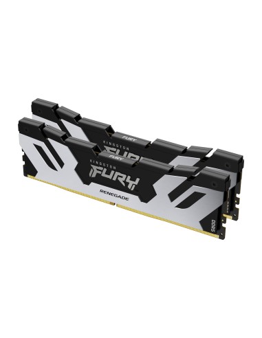 RAM DIMM Kingston FURY Fury Renegade Silver DDR5 6400 Mhz Da 32GB (2x16GB) Nero Silver CL32 INTEL XMP