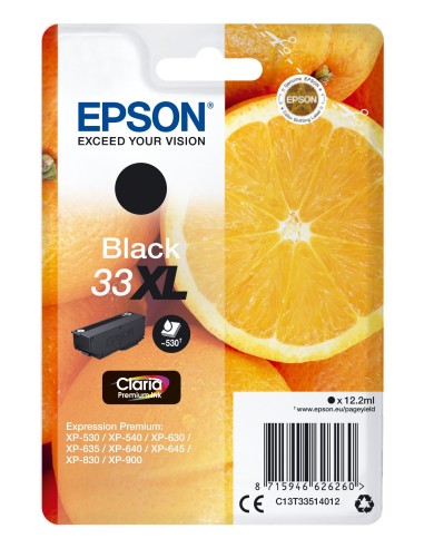 Cartuccia d'inchiostro Epson nero C13T33514012 33 XL ~530 pagine XL