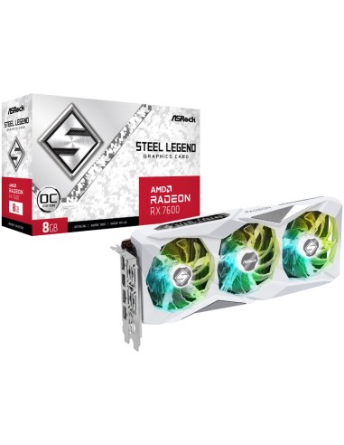 Scheda Video ASRock Radeon RX 7600 Steel Legend OC 8 GB GDDR6