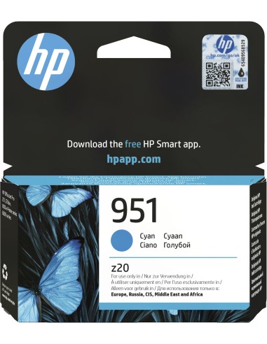 Cartuccia d'inchiostro HP ciano CN050AE 951 ~700 pagine