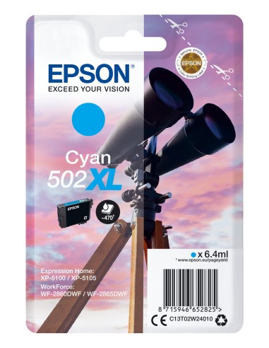 Cartuccia d'inchiostro Epson ciano C13T02W24010 502XL ~470 pagine 6,4ml