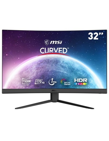 Monitor MSI Optix G32CQ4DE E2 31.5", Nero, QHD, AMD FreeSync Premium, VA, HDMI, DisplayPort, 170Hz, 170Hz