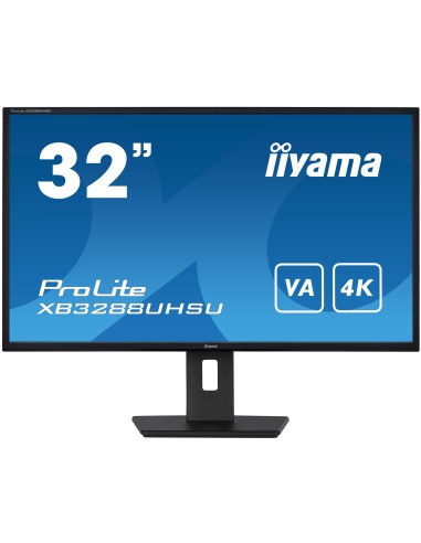 Monitor iiyama ProLite XB3288UHSU-B5 31.5", Nero, HDMI, DisplayPort