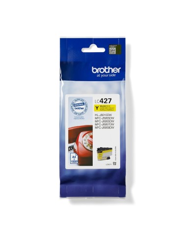 Cartuccia d'inchiostro Brother giallo LC427Y LC-427Y ~1500 pagine