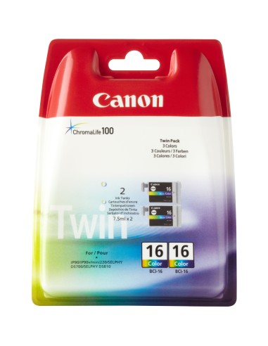 Cartuccia d'inchiostro Canon differenti colori BCI-16cl 9818A002 ~199 pagine Nastro Trasferimento Termico
