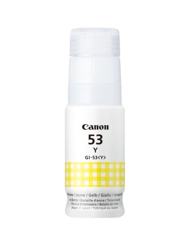 Cartuccia d'inchiostro Canon giallo GI-53y 4690C001 ~8000 pagine 60ml Serbatoio d'inchiostro GI-53Y Giallo