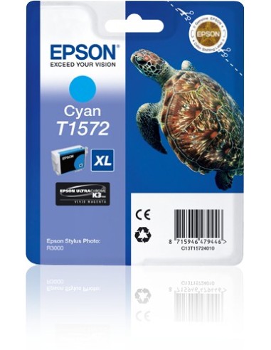 Cartuccia d'inchiostro Epson ciano C13T15724010 T1572 XL ~2300 pagine 25,9ml