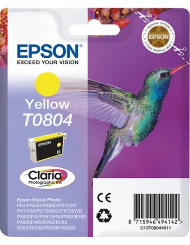 Cartuccia d'inchiostro Epson giallo C13T08044011 T0804 ~520 pagine 7,4ml