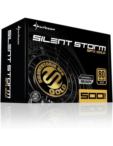 Alimentatore Sharkoon SilentStorm SFX 80+ Gold 500W Nero