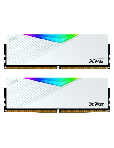 RAM DIMM ADATA Lancer RGB DDR5 6000 Mhz Da 64GB (2x32GB) Bianco CL30 INTEL XMP