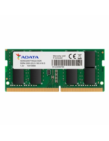 RAM SO-DIMM ADATA Premier DDR4 3200 Mhz Da 8GB (1x8GB) verde CL22 INTEL XMP