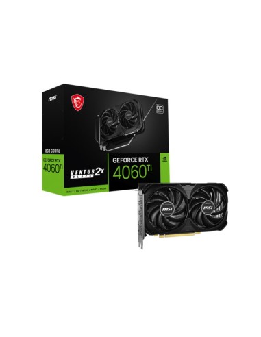 Scheda Video MSI GeForce RTX 4060 TI 8GB Ventus 2X BLACK E1 OC