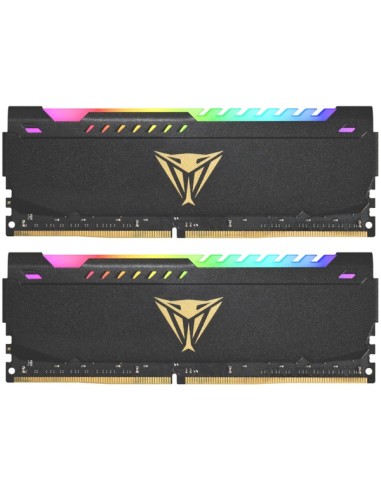 RAM DIMM Patriot Viper Steel RGB DDR4 3600 Mhz Da 16GB (2x8GB) Nero CL20 INTEL XMP