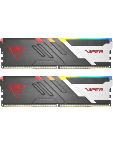 RAM DIMM Patriot Viper Venom RGB DDR5 6200 Mhz Da 32GB (2x16GB) Nero/Bianco CL40 INTEL XMP