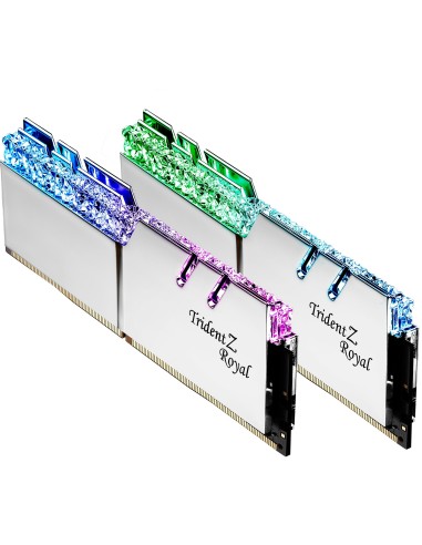 RAM DIMM G.Skill Trident Z Royal DDR4 3600 Mhz Da 32GB (2x16GB) Silver CL18 INTEL XMP