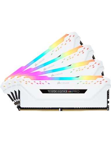 RAM DIMM Corsair Vengeance RGB PRO DDR4 3600 Mhz Da 32GB (4x8GB) Bianco CL18 INTEL XMP